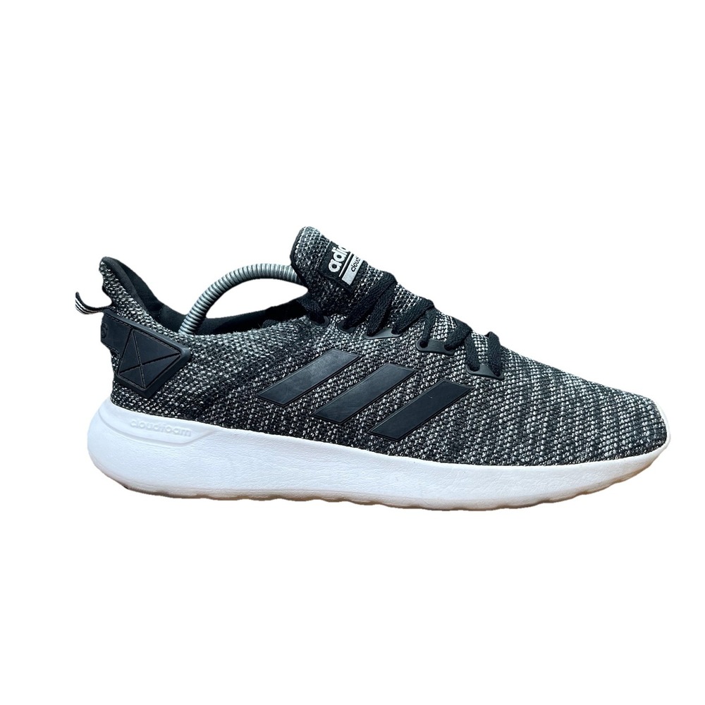ADIDAS Mens Size 10 Gray Lite‎ Racer BYD Sport Sneaker Athletic Shoes NO INSOLES